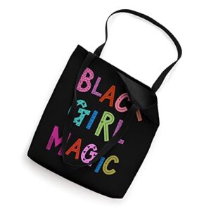 Black Girl Magic African American Girls Kids Womens Tote Bag