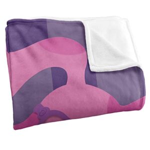 Blues Clues Blanket, 36"x58" Blue's Clues Large Magenta Silky Touch Super Soft Throw Blanket