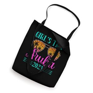 Aruba Girls Trip 2023 Vacation Travel Matching Bachelorette Tote Bag