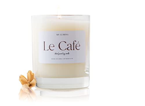 My Lumina LE CAFÉ - Coffee Soy Wax Candle -Prosperity/Abundance/Cash/Luck/Healing/Good Energy/Spiritual/Natural Scented Aromatherapy