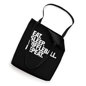 Eat Sleep Wiffleball Repeat for Men and Women Tote Bag