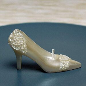 ABOOFAN Romantic Candle High Heel Shaped Candle Creative Wedding Shoes Shaped Candle Valentines Day Smokeless Candle Soy Wax Decorative Shoe for Home Decor