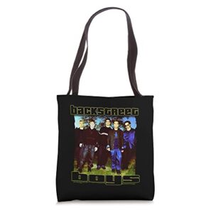 backstreet boys – group photo logo 90s tote bag