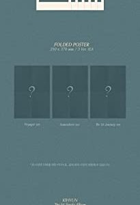 Monsta X Kihyun VOYAGER 1st Single Album Random Version CD+96p PhotoBook+1p PhotoCard+1p Photo Sticker+1ea Bookmark+Tracking Sealed