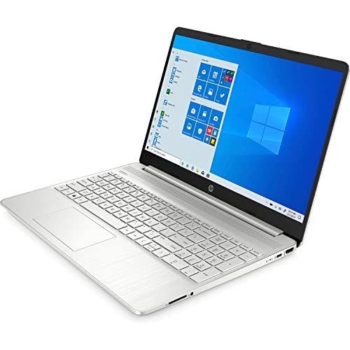 HP Laptop 15-dy0025tg 15.6" HD (1366 x 768) Intel Pentium Silver N5030, Intel UHD Graphics 605, 8GB DDR4 RAM, 256GB SSD Storage, Windows 10 Home, Natural Silver (Renewed)