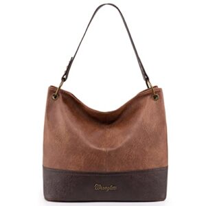 wrangler hobo bags for women leather tote bag shoulder bag top handle satchel purses and handbags b2b-wg20-918br