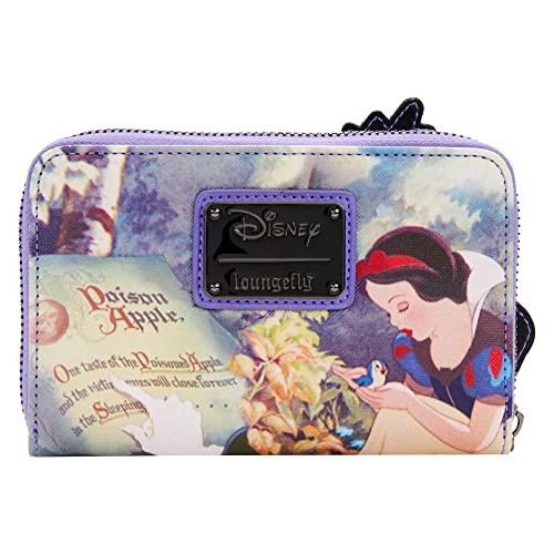 Loungefly Disney Villains Scene Evil Queen Zip Around Wallet Snow White One Size