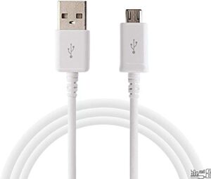 full power 5a charging microusb works with samsung godiva 2.0 data cable’s dual chipset charges at rapid speeds easily! (white)