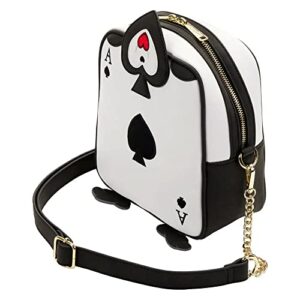 Loungefly Disney Alice in Wonderland Ace of Hearts Crossbody Bag Alice In Wonderland One Size