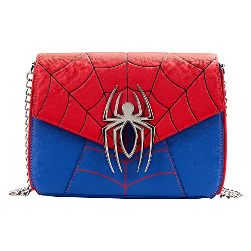 Loungefly Marvel Spider Man Color-Block Crossbody Bag Spider Man One Size