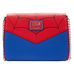 Loungefly Marvel Spider Man Color-Block Crossbody Bag Spider Man One Size