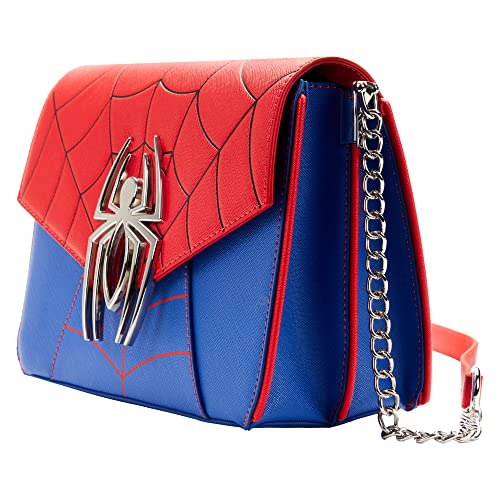 Loungefly Marvel Spider Man Color-Block Crossbody Bag Spider Man One Size