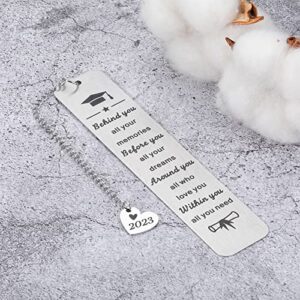 2023 Graduation Gift for Him Her Class of 2023 Inspirational Bookmark Gifts for College High School Master Nurse Grad Senior 2023 Gift Teen Boy Girl Son Daughter Women Men Graduate School Gift