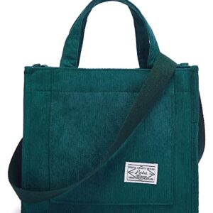 Corduroy Shoulder Bag for Women Crossbody Bag Purse for Women Bags Square Purse Tote Bag Casual Work School Travel