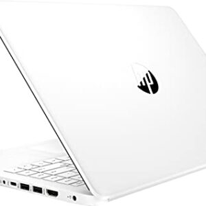 Newest HP 14" Touchscreen Laptop, Intel Dual-Core N4020, 8GB RAM, 128GB Storage(64GB eMMC+64GB Micro SD), Webcam, 1Yr Office, Bundle with GalliumPi Mousepad (White)