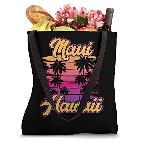 Vintage Maui Hawaii Summer Vacation Hawaiian Beach Lover Tote Bag