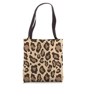 leopard cheetah skin pattern tote bag