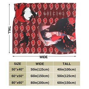 WsdFM Anime Blanket, Throw Blanket for Couch Bed Sofa Fleece Blankets Super Soft Fuzzy Warm Cozy Flannel Fleece Bed Blanket Lightweight Decorative Living Room 50*40inch