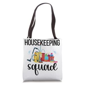 housekeeping squad housekeeper crew housekeeping team tote bag