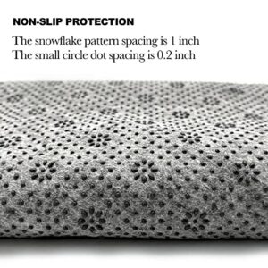 Tufting Cloth, Non-Slip Rug Backing Felt Cloth for Tufted Rugs, Secondary Backing Fabric for Tufting, Punch Needle, Non Slip Area Rug, 68x40 in