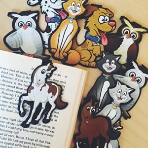 Horse Bulk Bookmarks (Set of 10) Animal Bookmarks for Kids! School Student Incentives– Library incentives– Reading Incentives- Party Favor Prizes- Classroom Reading Awards