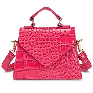 women’s trendy mini designer crossbody bags, top handle clutch handbag, cute shoulder purse