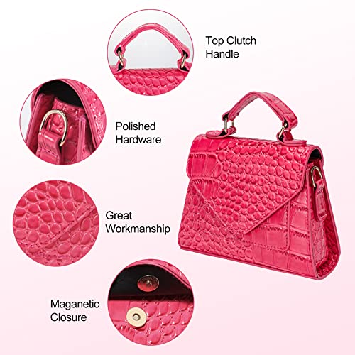 Women’s Trendy Mini Designer Crossbody Bags, Top Handle Clutch Handbag, Cute Shoulder Purse