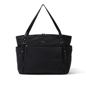 baggallini womens voyage essential tote, black, one size us