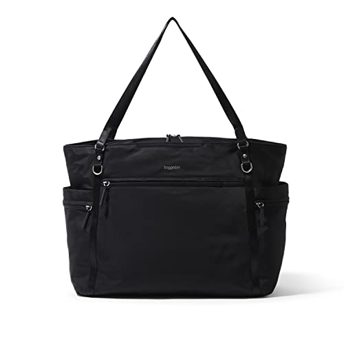 Baggallini Womens Voyage Essential Tote, Black, One Size US