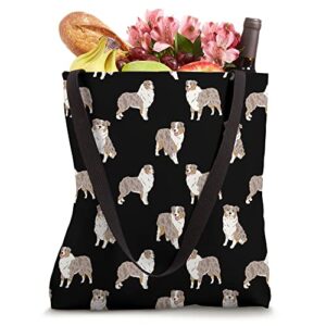 Red Merle Aussie Mom Australian Shepherd Dog Lovers Tote Bag