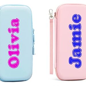 Pink Carry Case Made For Nintendo Switch/Switch OLED Console Custom Name Case with 10 Games Cartridges Travel Case NC7