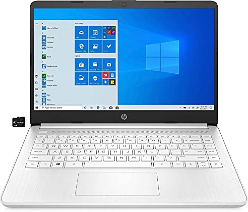 2021 HP 14" HD Touchscreen Laptop Computer, AMD Ryzen 3 3250U Dual-Core (Beat i5-7200U), 8GB DDR4 RAM 256GB SSD, WiFi Bluetooth HDMI Webcam Remote Work Windows 10 S +GOLDOXIS Card