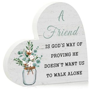 wooden christian gifts for women religious gifts friend birthday gifts friendship gifts for sister inspirational gifts with quotes a friend is god’s way of proving (fresh style)