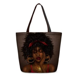 african american women tote bag shoulder bag satchel handbag for work travel school gift bag