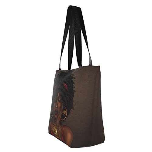African American Women Tote Bag Shoulder Bag Satchel Handbag For Work Travel School Gift Bag