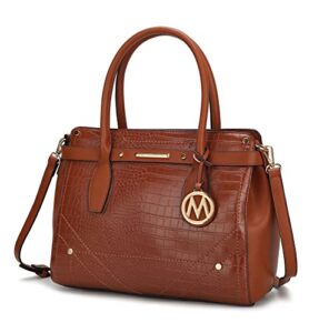 mkf collection satchel bag for women’s, crossbody tote handbag top-handle purse