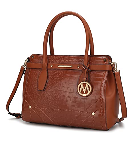 MKF Collection Satchel Bag for Women’s, Crossbody Tote Handbag Top-Handle Purse