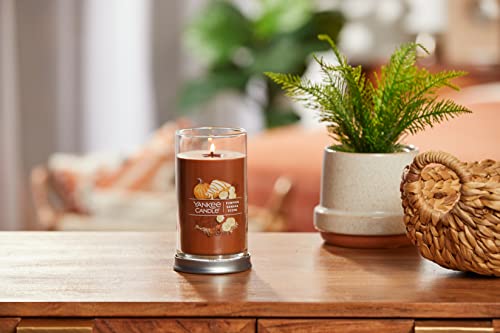 Yankee Candle Pumpkin Banana Scone Signature Medium Pillar Candle, 14.25oz