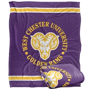 west chester university blanket, 50″x60″ primary logo, silky touch super soft throw blanket