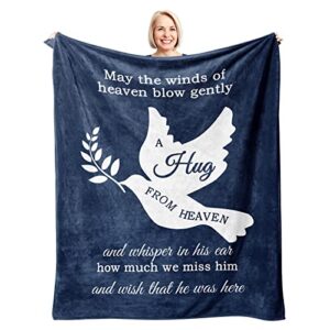 xutapy bereavement gifts blanket 60’’x50’’, sympathy gift, memory gifts for loss of mother/father, condolences gift, remembrance gift, memorial gifts for loss of loved one, best gifts for bereavement