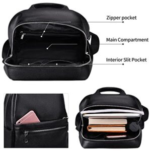 FALAN MULE Backpack Purse for Women Genuine Leather Convertible Designer Satchel Handbags Ladies Shoulder Bags