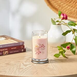 Yankee Candle Pink Cherry & Vanilla Signature Medium Pillar Candle, 14.25oz