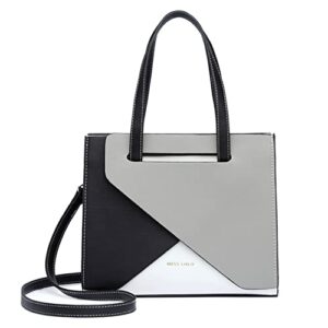 miss lulu fashion purses and handbags for women, ladies top handle bags pu leather shoulder handbag satchel tote bag crossbody satchel purse
