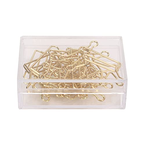 100Pcs Crown Shape Paper Clips Gold Creative Bookmarks Note Clip Marking Document Organizing Clip Stationery Supplies(#1)