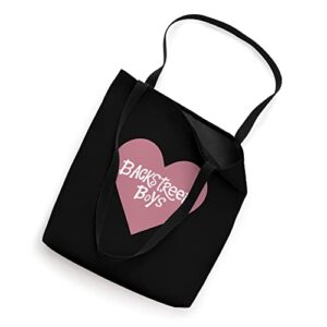 Backstreet Boys – Pink Heart Logo Valentine's Day Black Tote Bag