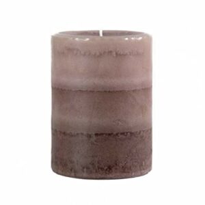 pier 1 imports vintage linens layered 3×4 pillar candle