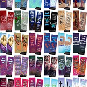 Bookmark Scripture Cards - 120 Children and Youth Bible Verse Bookmarks Box Set | Popular, Encouraging Verses, Useful Handouts for Faith Building and Sunday School, Bulk Religious Bookmarks