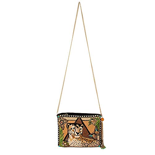 Mary Frances Prowl Crossbody Cheetah Handbag, Multi