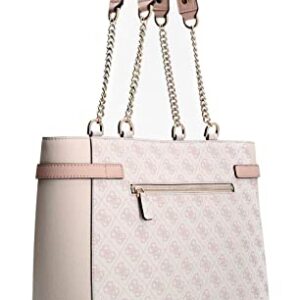 GUESS Zadie Logo Girlfriend Tote Powder Logo One Size