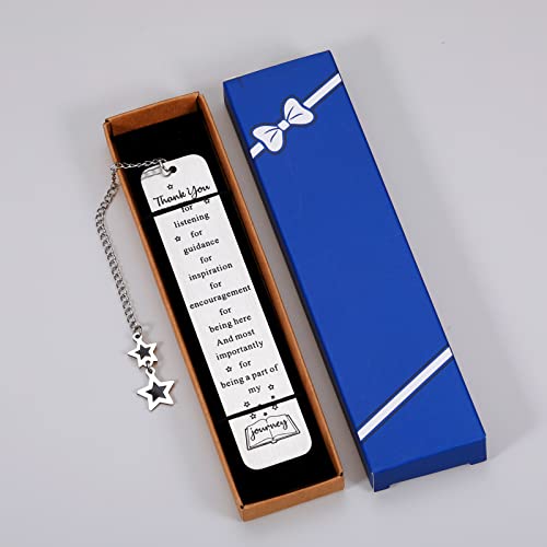 Thank You Gift Bookmark for Mentor Boss Supervisor Teachers Leaving Going Away Retirement Gifts for Colleague Coworker Appreciation Gift for Coach Christmas Birthday Present for Mom Dad Women Men